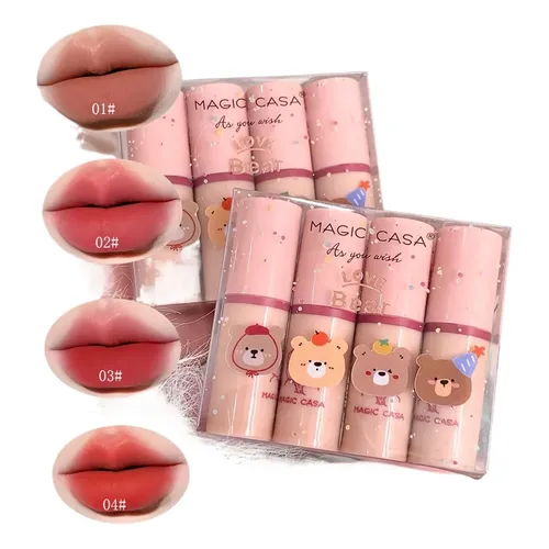 پک رژ لب کره ای ۴ عددی