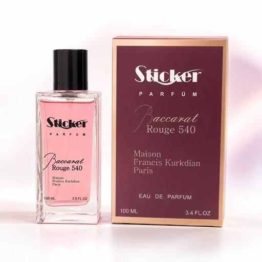 ادکلن زنانه استیکر رایحه باکارات رژ Baccarat Rouge حجم ۱۰۰ میل