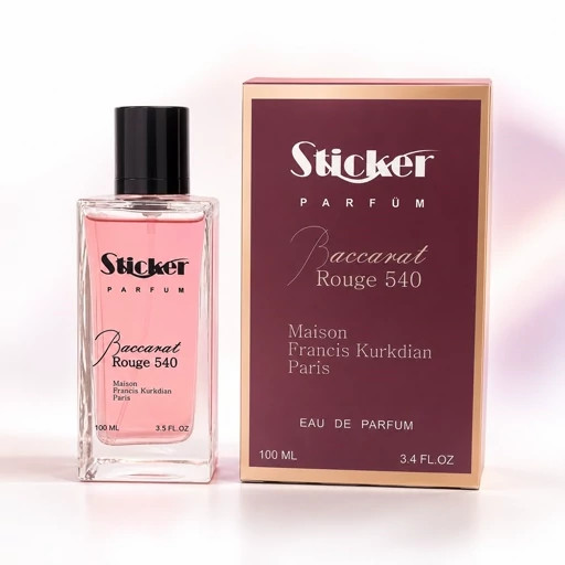 ادکلن زنانه استیکر رایحه باکارات رژ Baccarat Rouge حجم ۱۰۰ میل