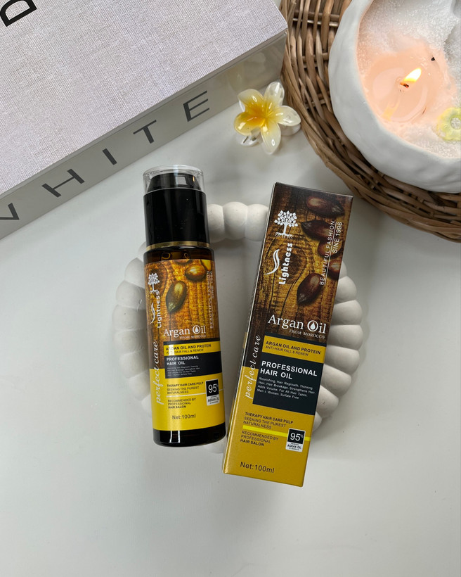 روغن مو آرگان لایتنس ۱۰۰ میل